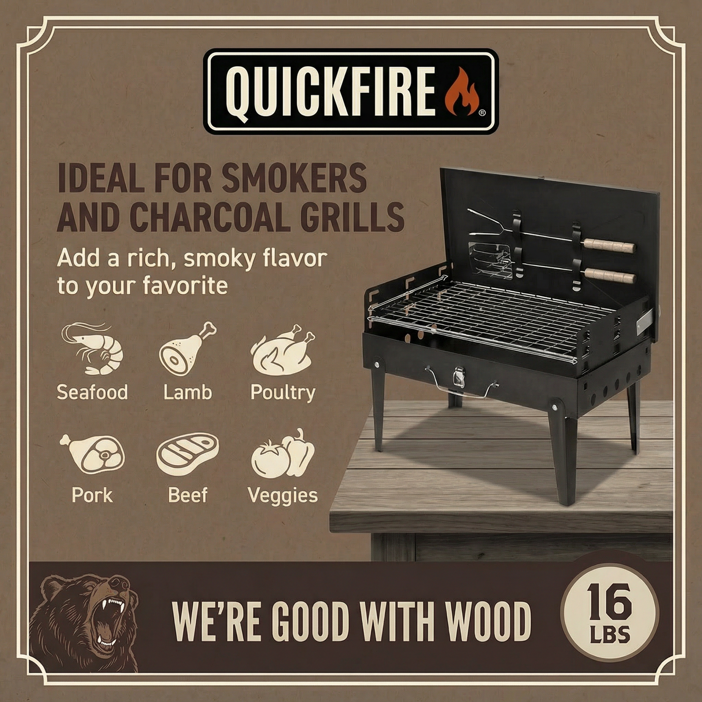 QuickFire Folding Grill